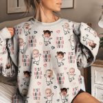 Best Nana Ever Custom Grandkids - Personalized Photo Ugly Sweater - Image 4