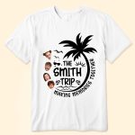 Family Vacation - Personalized Photo Matching Shirt And Baby Onesie - Image 4