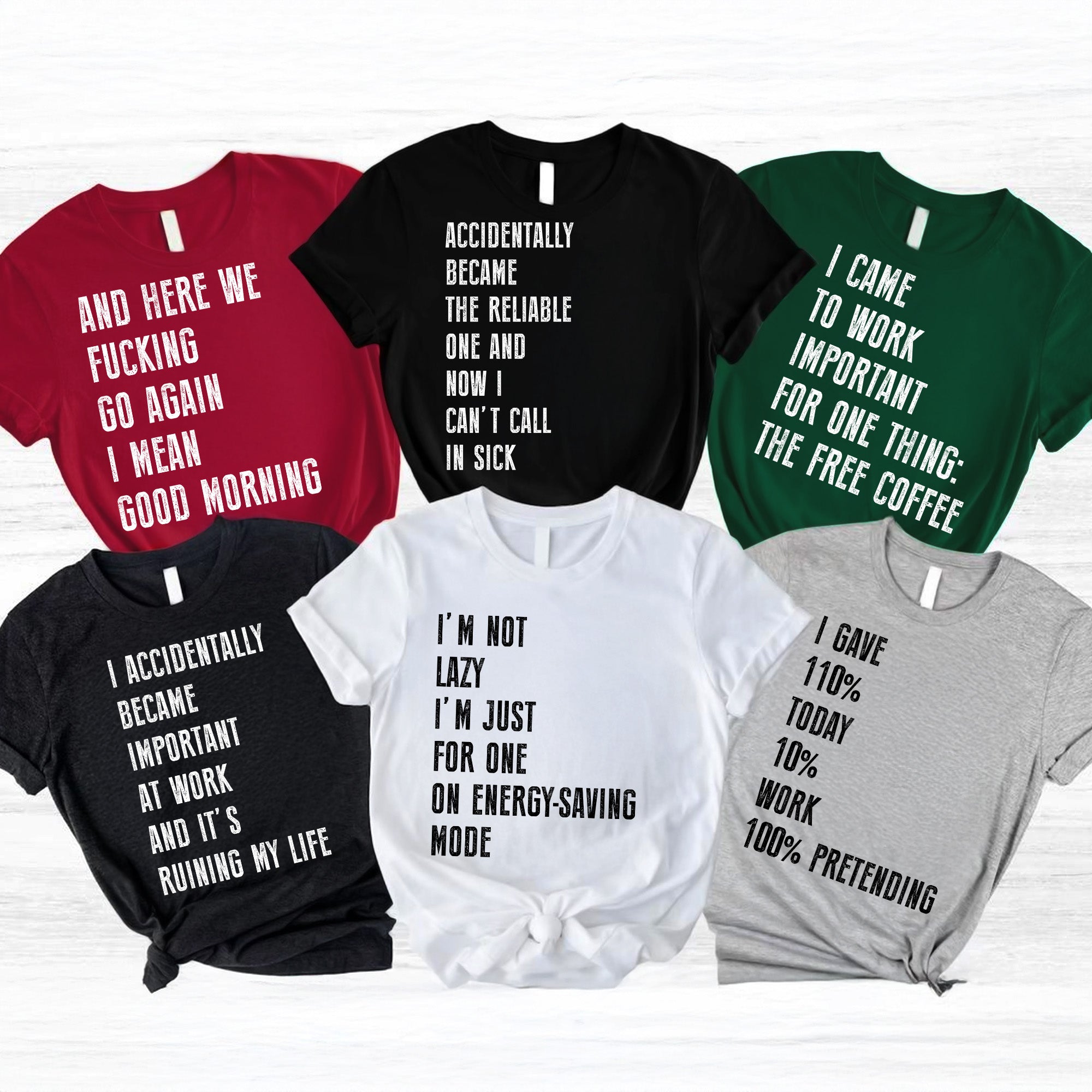 Funny-Shirt-For-Coworkers-Matching-Group-Custom-Your-Own-Quotes-Personalized-Shirt_1.jpg Funny Shirt For Coworkers Matching Group - Custom Your Own Quotes - Personalized Shirt - Image 1