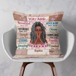 Beautiful Victorious Capable Amazing - Personalized Pillow (Insert Included) - Image 2