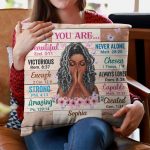 Beautiful Victorious Capable Amazing - Personalized Pillow (Insert Included) - Image 3