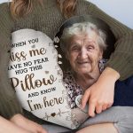 Custom Photo Hug This & Know I'm Here  - Personalized Photo Custom Shaped Memory Pillow - Image 5
