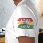 Dope Black Dad - PersonalizedOne Size Shirt - Image 3