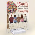 Family Is Not An Important Thing, It's Everything - Personalized Acrylic Plaque - Image 2
