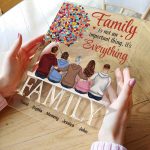 Family Is Not An Important Thing, It's Everything - Personalized Acrylic Plaque - Image 3