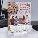 Family Is Not An Important Thing, It's Everything - Personalized Acrylic Plaque - Image 6