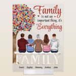Family Is Not An Important Thing, It's Everything - Personalized Acrylic Plaque