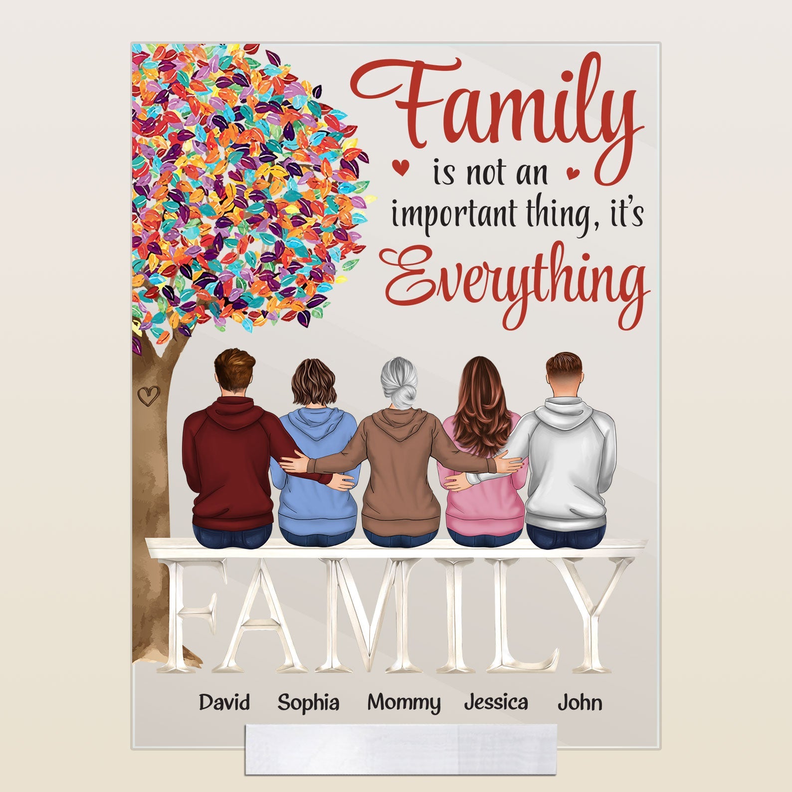 Family-Is-Not-An-Important-Thing_-It_s-Everything-Personalized-Acrylic-Plaque_6.jpg Family Is Not An Important Thing, It's Everything - Personalized Acrylic Plaque - Image 1