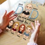 Dad - We’re Awesome Thank You - Personalized Acrylic Plaque - Image 4