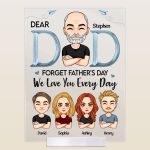 Dad - We’re Awesome Thank You - Personalized Acrylic Plaque - Image 6