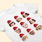 Funny Christmas Face  - Personalized PhotoOne Size Shirt - Image 4