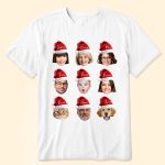 Funny Christmas Face  - Personalized PhotoOne Size Shirt - Image 6