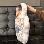 Funny Dad Doing Dad Sh*t Custom Face - Personalized Photo Custom Shaped Pillow - Image 6