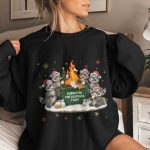 Funny Raccoon Dumpster On Fire Response Team Matching Shirt - Exchange Gift, White Elephant Gifts - Personalized Shirt - Image 3