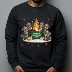 Funny Raccoon Dumpster On Fire Response Team Matching Shirt - Exchange Gift, White Elephant Gifts - Personalized Shirt - Image 4