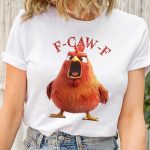FunnyOne Size Shirt - Humorous Crow F-Caw-F - PersonalizedOne Size Shirt - Image 2