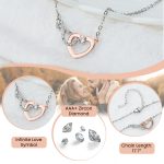 Graduation Gifts For Her - Personalized LED Light Acrylic Plaque With Infinity Necklace - Image 3