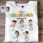 Grandma Drawing - PersonalizedOne Size Shirt