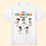 Grandma Drawing - PersonalizedOne Size Shirt - Image 2