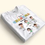 Grandma Drawing - PersonalizedOne Size Shirt - Image 4