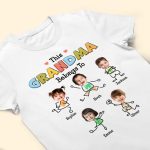Grandma Drawing - PersonalizedOne Size Shirt - Image 5