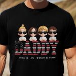 Grandpa Title Pattern - PersonalizedOne Size Shirt - Image 2