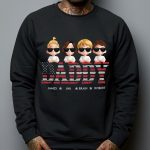 Grandpa Title Pattern - PersonalizedOne Size Shirt - Image 4