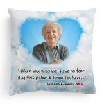 Hug This Pillow & Know I'm Here - Personalized Photo Pillow (Insert Included) - Image 11