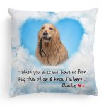 Hug This Pillow & Know I'm Here - Personalized Photo Pillow (Insert Included) - Image 10