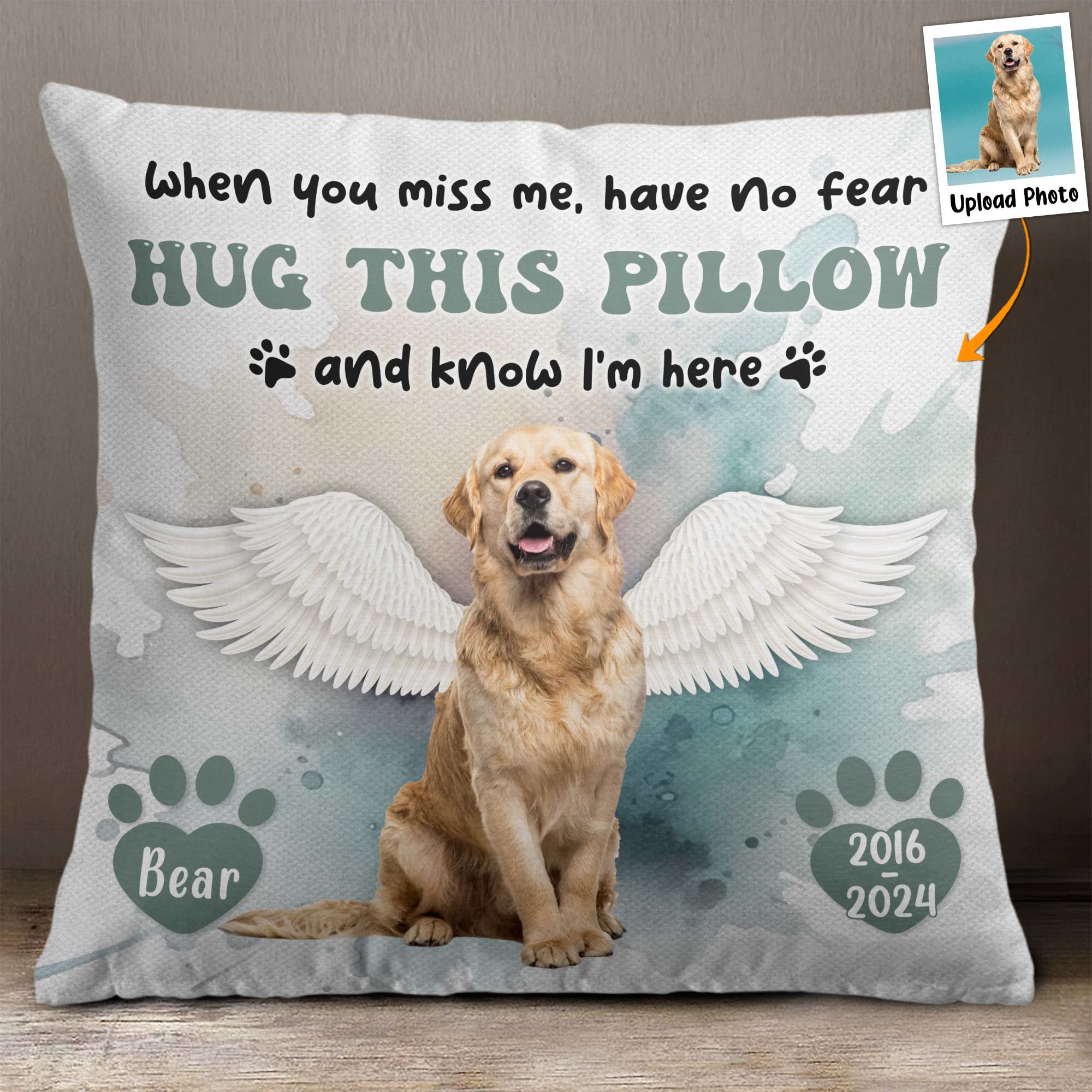 Hug-This-_-Know-I_M-Here-Personalized-Photo-Pillow-_Insert-Included_1.jpg Hug This & Know I'm Here - Personalized Photo Pillow (Insert Included) - Image 1