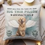 Hug This & Know I'm Here - Personalized Photo Pillow (Insert Included) - Image 4