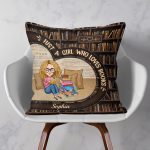 Just A Girl Who Loves Books - Personalized Pillow (Insert Included) - Image 2
