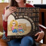 Just A Girl Who Loves Books - Personalized Pillow (Insert Included) - Image 3