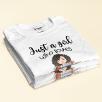 Just A Girl Who Loves Peckers - PersonalizedOne Size Shirt - Image 2