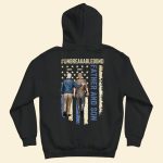 New Version Unbreakable Bond - Father & Son - Personalized Back PrintedOne Size Shirt - Image 5