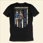 New Version Unbreakable Bond - Father & Son - Personalized Back PrintedOne Size Shirt - Image 6