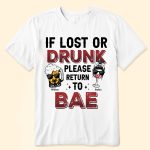 Please Return To Bae - Personalized Matching Couple Shirts - Image 2