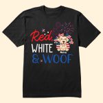 Red, White & Woof - PersonalizedOne Size Shirt