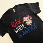 Red, White & Woof - PersonalizedOne Size Shirt - Image 3