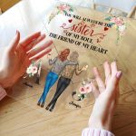 Sister Of My Soul, Friend Of My Heart - Personalized Acrylic Plaque - Birthday Gift For Her, Besties, BFF, Soul Sisters - Image 3