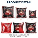 Swipe This When You Want Me Naked - Custom Sequin Pillow - Image 7