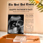 The Best Dad Times - Personalized Acrylic Photo Plaque - Image 6
