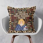 This Is My Favorite Book Reading Pillow - Personalized Pillow (Insert Included) - Birthday, Loving Gift For Book Lovers - Image 2