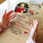 Those We Love Don't Go Away Memorial Gift - Personalized Acrylic Photo Plaque - Image 2