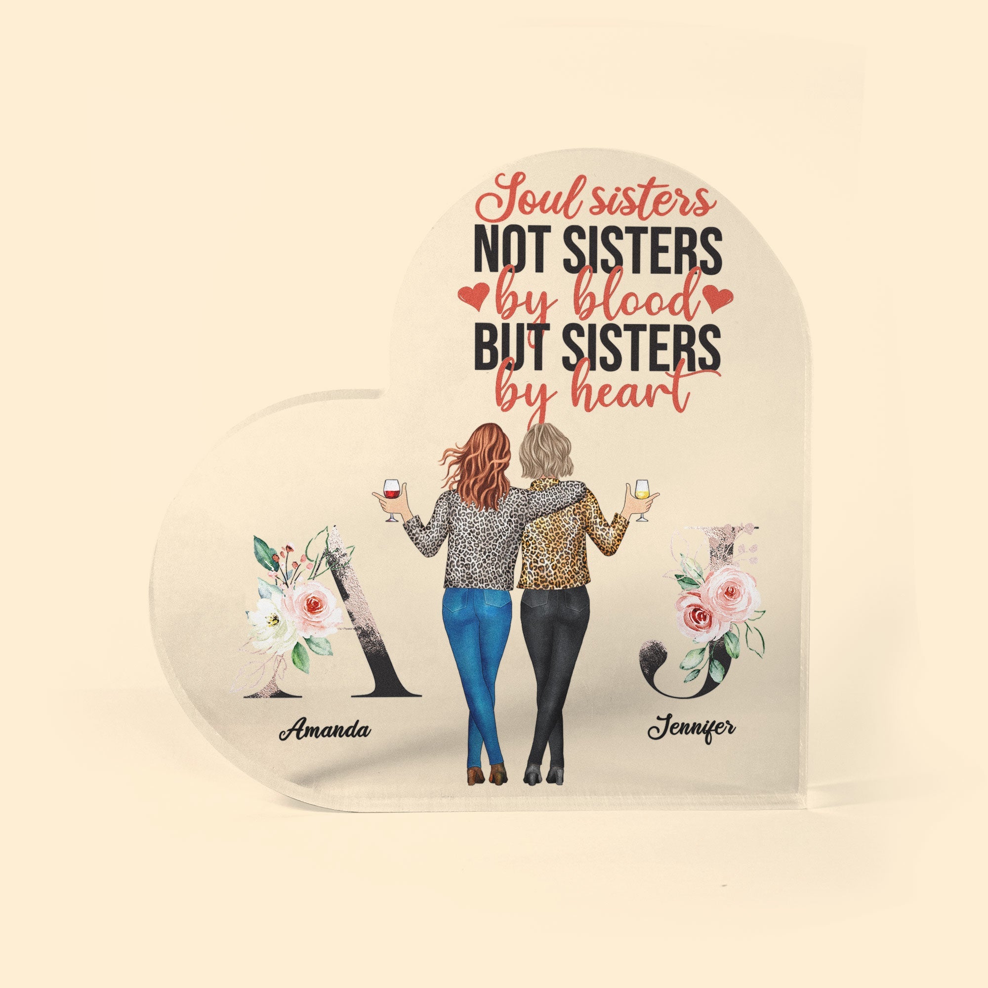 We-Are-Sisters-By-Heart-Personalized-Heart-Shaped-Acrylic-Plaque-Birthday-Gift-For-Her-Bff-Besties-Soul-Sisters_1.jpg We Are Sisters By Heart - Personalized Heart Shaped Acrylic Plaque - Birthday Gift For Her, Bff, Besties, Soul Sisters - Image 1