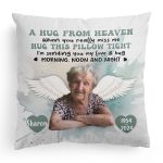 When You Miss Me, Hug This - Personalized Photo Pillow (Insert Included) - Image 7