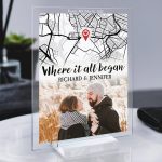 Where It All Began Location Map - Personalized Acrylic Photo Plaque - Image 2