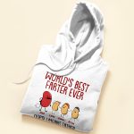 World's Best Farter Ever I Mean Father Funny - PersonalizedOne Size Shirt Father's Day - Image 5
